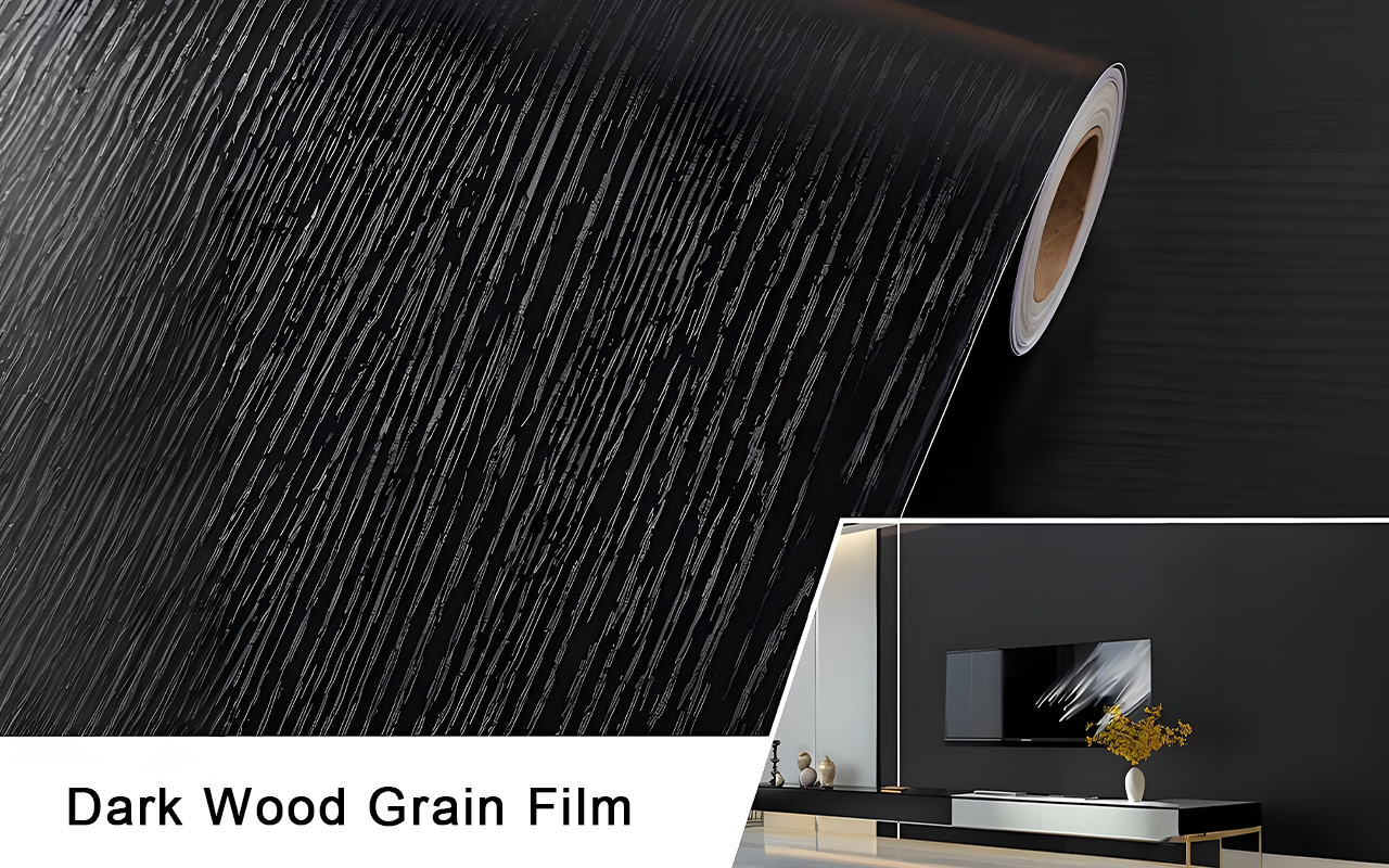 Dark Wood Grain Film فيلم الحبوب الخشبية الداكنة