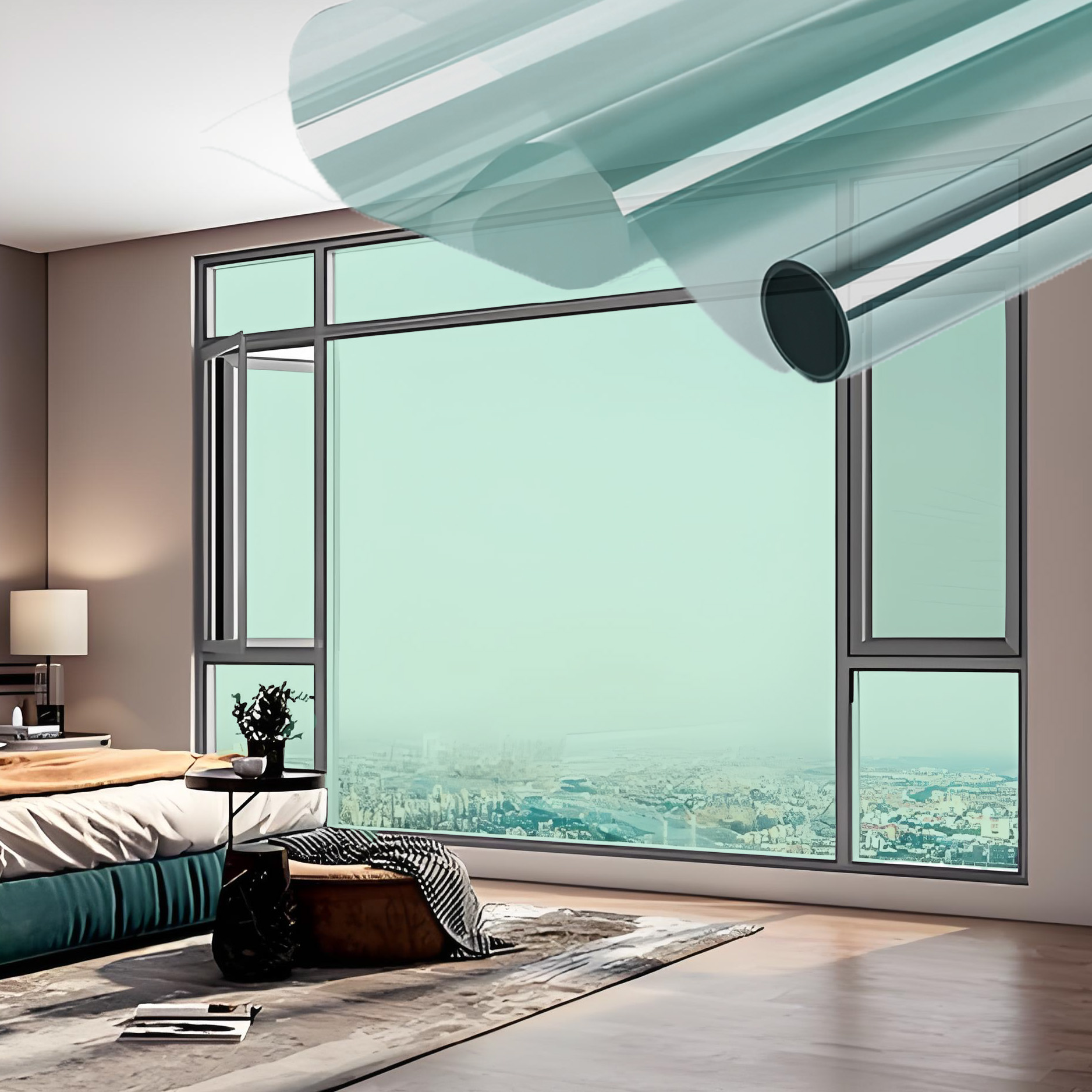 Building Window Film فيلم تظليل نوافذ البناء