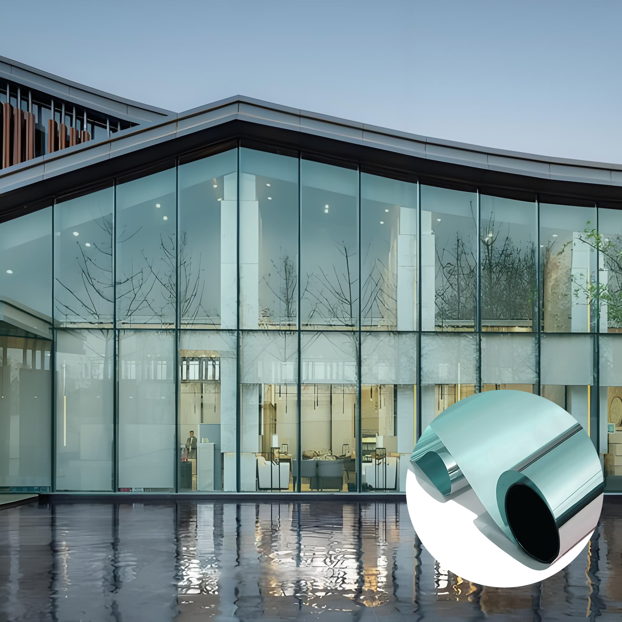 Building Window Film فيلم تظليل نوافذ البناء