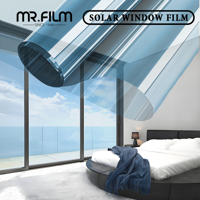 MRN7095 فيلم تظليل النوافذ المقاوم للانفجار لعزل الحرارة في المباني وحجب الأشعة فوق البنفسجية بنسبة 99%