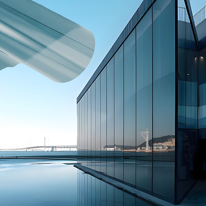 فيلم تظليل نوافذ البناء