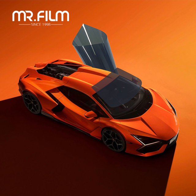 100% كتلة الأشعة فوق البنفسجية 98% مقاومة الأشعة تحت الحمراء العزل الحراري فيلم مقاوم للانفجار لفيلم نافذة السيارة