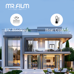 تظليل نوافذ المرآة في اتجاه واحد للمباني الشاهقة