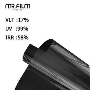 فيلم نافذة السيارة السيارات الأشعة فوق البنفسجية لون أسود