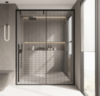 فيلم نافذة ديكور زجاج الدش