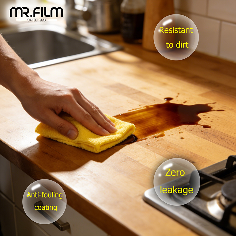 طبقة حماية للسطح الناعم، طبقة شفافة للغاية