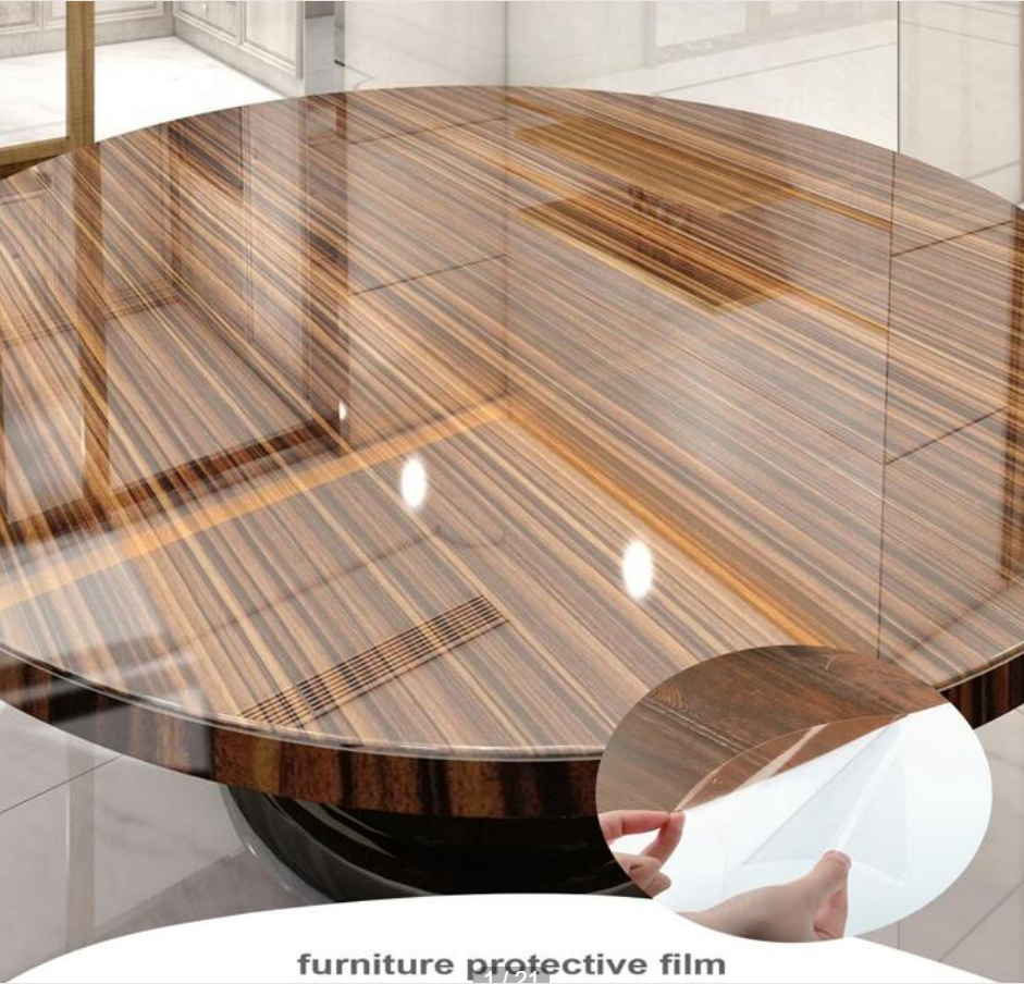 فيلم ديكور للأثاث لون طاولة شفاف