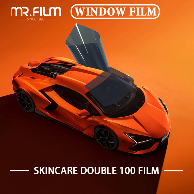 طبقة عازلة عالية الوضوح للعناية بالبشرة تعمل بالطاقة الشمسية لتظليل نافذة السيارة