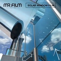 فيلم أمان واضح مقاوم للانفجار، لون شمسي