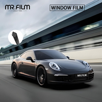 غشاء نافذة السيارة ذاتي اللصق للخصوصية، لون أسود تلقائي للأشعة فوق البنفسجية