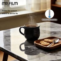 فيلم حماية الأثاث ذاتي اللصق الشفاف