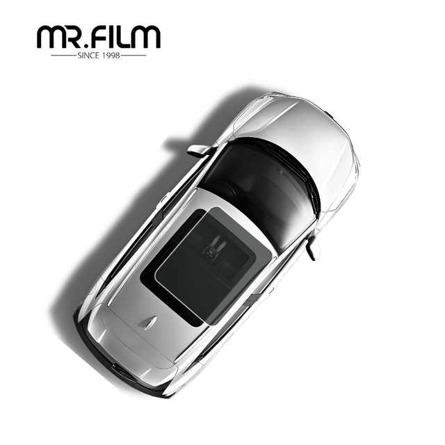 طبقة درع ثلج كريستالية سوداء عاكسة للشمس لتقليل حرارة فتحة سقف السيارة