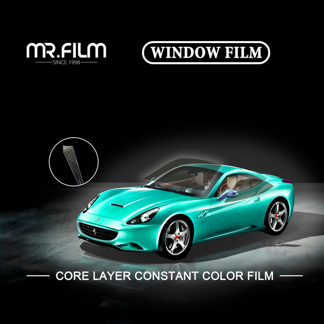 غشاء نافذة سيارة شفاف للحيوانات الأليفة مع حماية من الأشعة فوق البنفسجية وعزل حراري