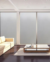 فيلم تظليل النوافذ بطباعة الأزهار، تصميم عصري، لون زخرفي