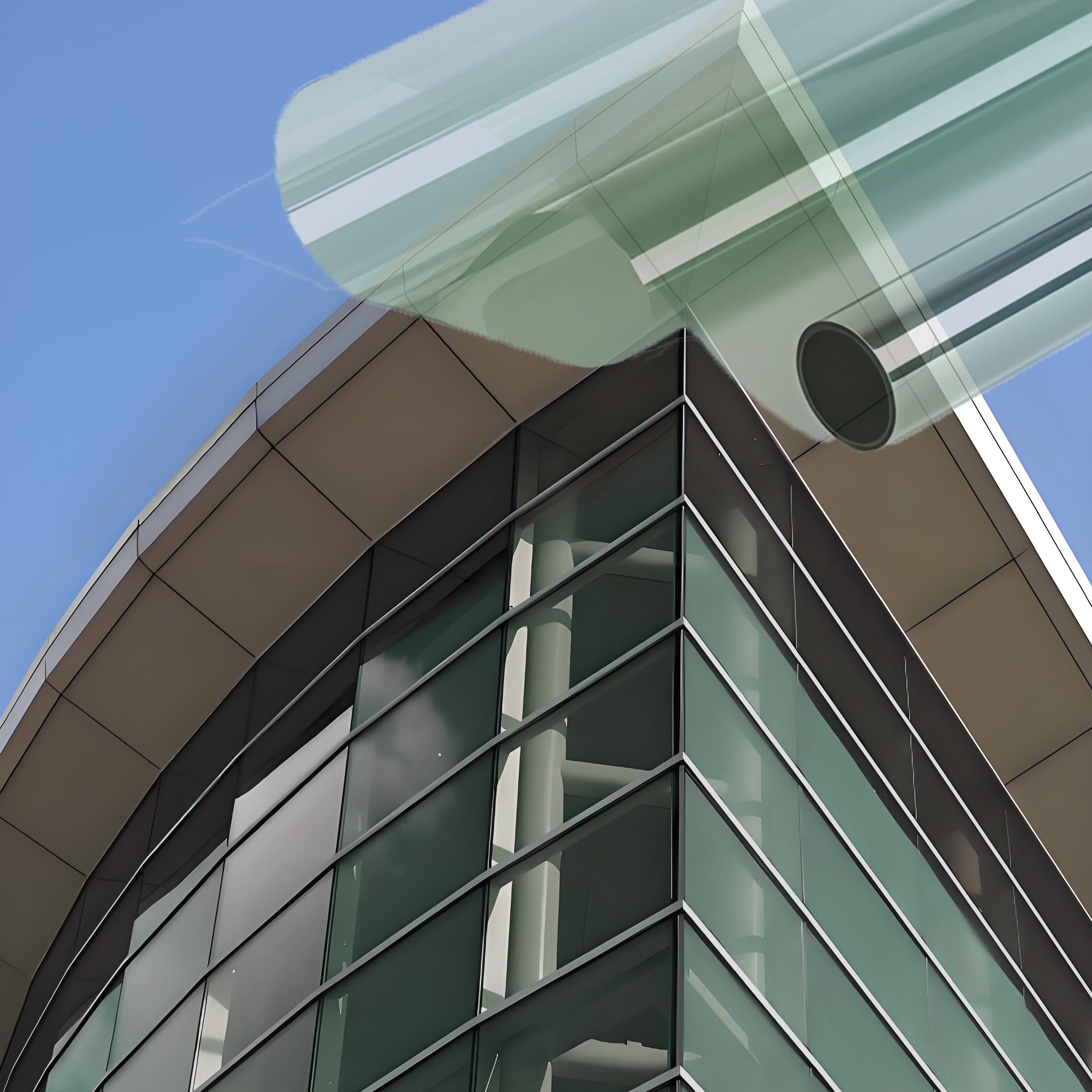 فيلم تظليل نوافذ البناء