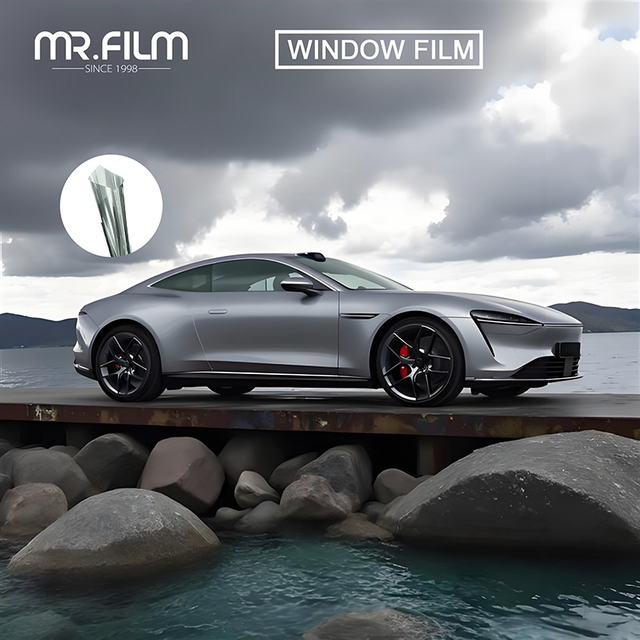 فيلم تظليل النوافذ لحماية خصوصية السيارة بلون شمسي