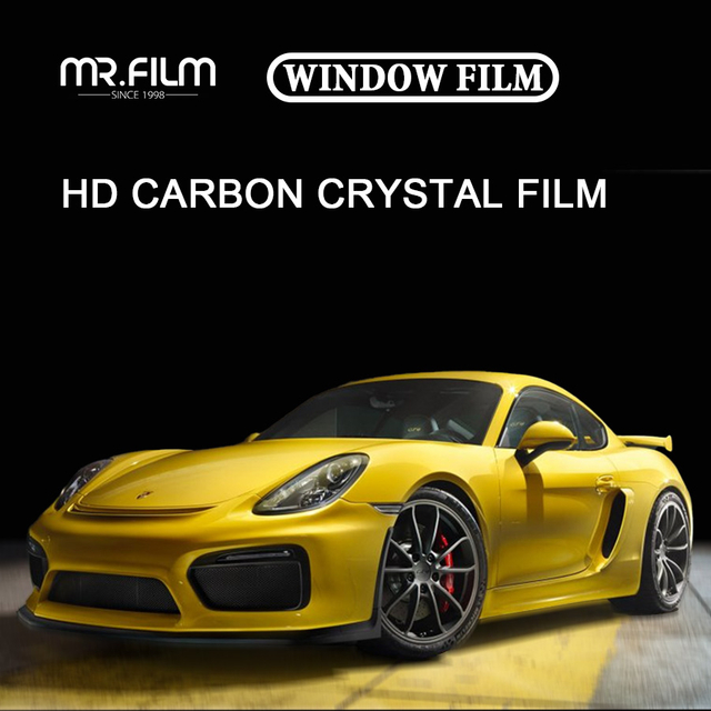 نافذة السيارة فيلم واقية السيارات الأشعة فوق البنفسجية لون أسود