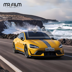 فيلم عازل للعناية بالبشرة عالي الدقة بلون نافذة غروب الشمس