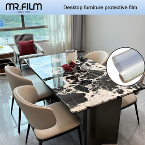 فيلم ديكور للأثاث لون طاولة شفاف