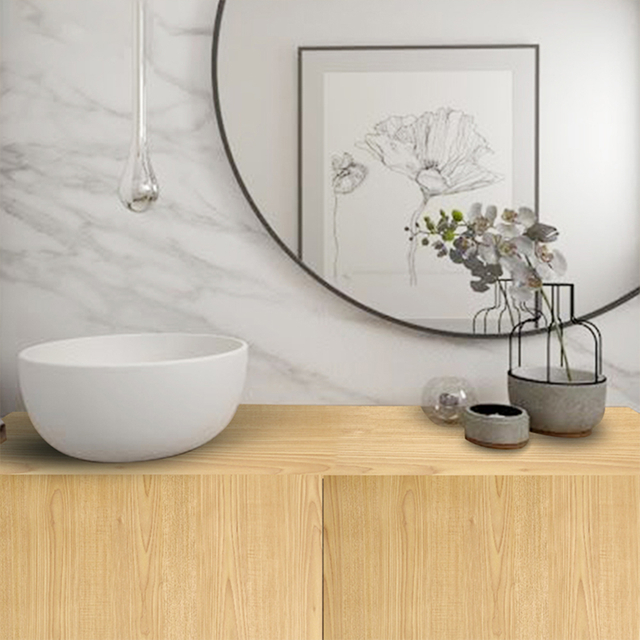 فيلم الديكور التفاف الفينيل الخشب الحبوب