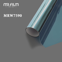 فيلم زجاج النوافذ المعمارية لون زجاجي للخصوصية