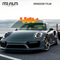 سيارة الحيوانات الأليفة فيلم تلوين النافذة الخارجية