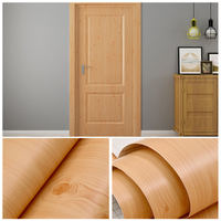 فيلم ديكور فينيل PVC من الخشب الحبيبي 