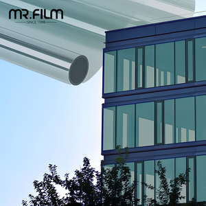 غشاء نافذة مرآة زجاجي مقاوم للانفجار بنسبة Irr98%