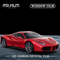 1.52 م * 30 م ملصق الأشعة فوق البنفسجية العازلة للحرارة للسيارات السيارات