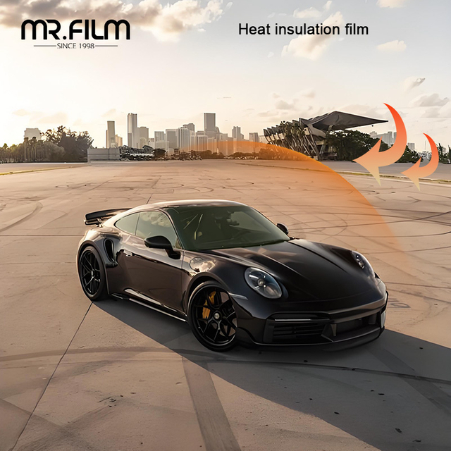 تكلفة فيلم حماية السيارات لون النافذة السوداء