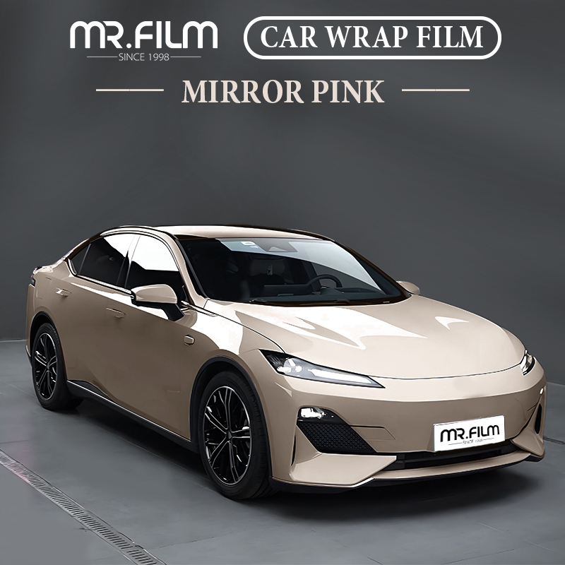 فيلم تغليف السيارات ذو اللون العالي اللمعان