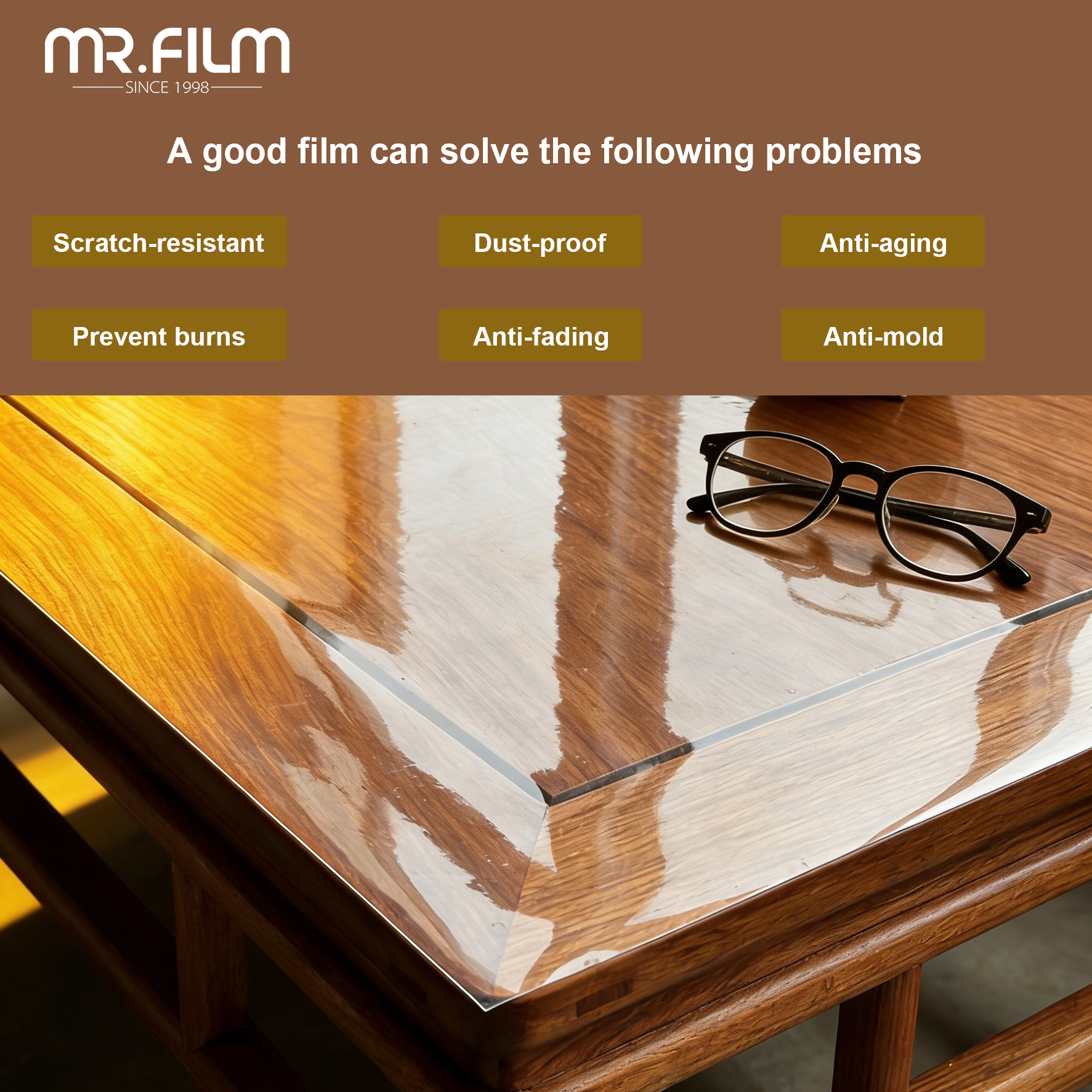 فيلم واقية لسطح الرخام 