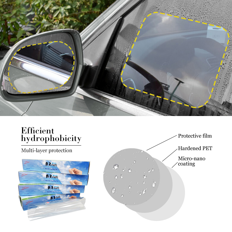 فيلم أمان لباب الاستحمام مضاد للضباب