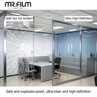 فيلم نافذة زجاجي مضاد للانفجار للبناء