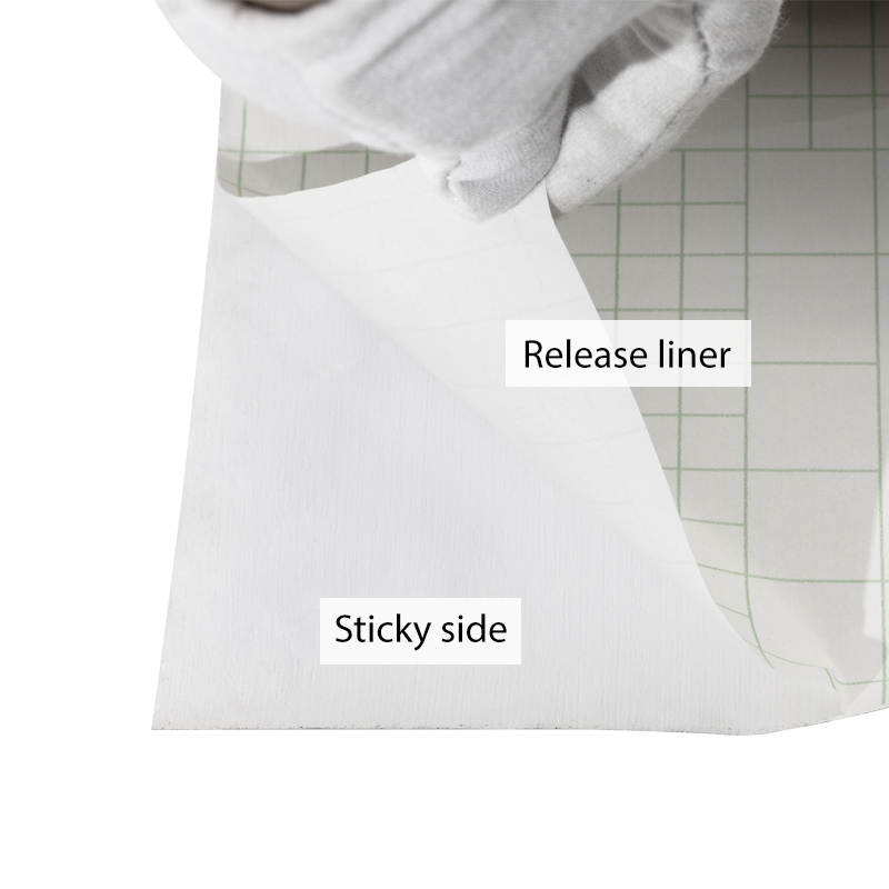 طبقة زخرفية من مادة PVC ذات جودة عالية من الخشب