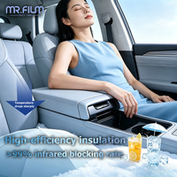 99% من الأشعة فوق البنفسجية نانو 5% VLT Ultra Black Auto Window Film