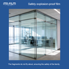 فيلم نافذة زجاجي مضاد للانفجار للبناء