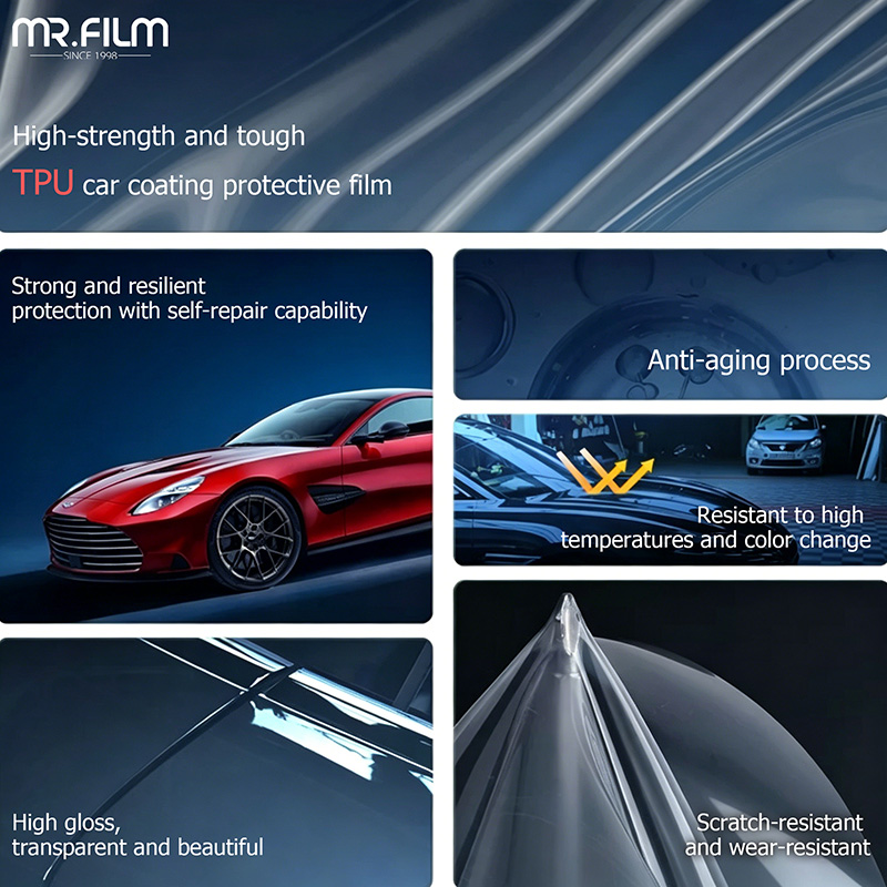 Self-Adhesive Auto Paint Protective Window Film 