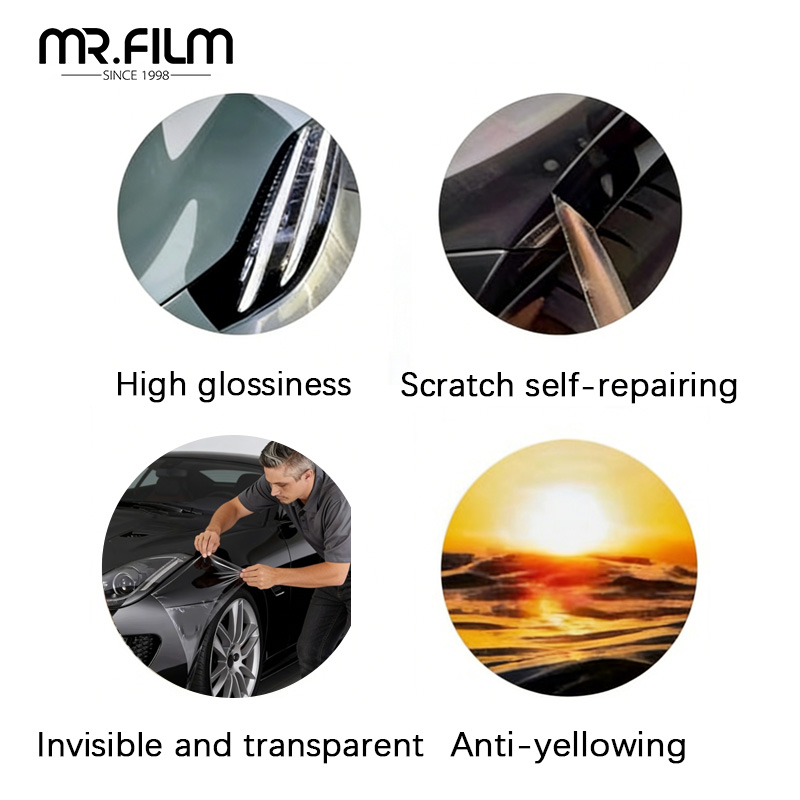 Self-Adhesive Auto Paint Protective Window Film 