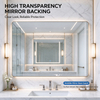 بولي كلوريد الفينيل مرآة دعم سلامة حماية فيلم النافذة المضادة للانفجار