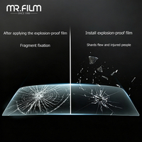 Use on Soundproof Cabin Explosion Proof Film